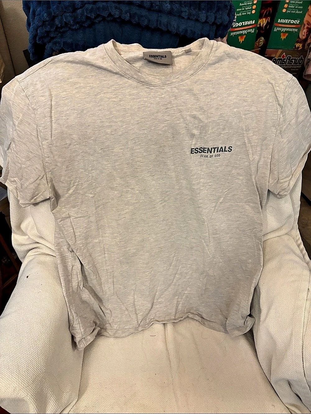 Fear of God Essentials Essentials Short Sleeve Tee Gray